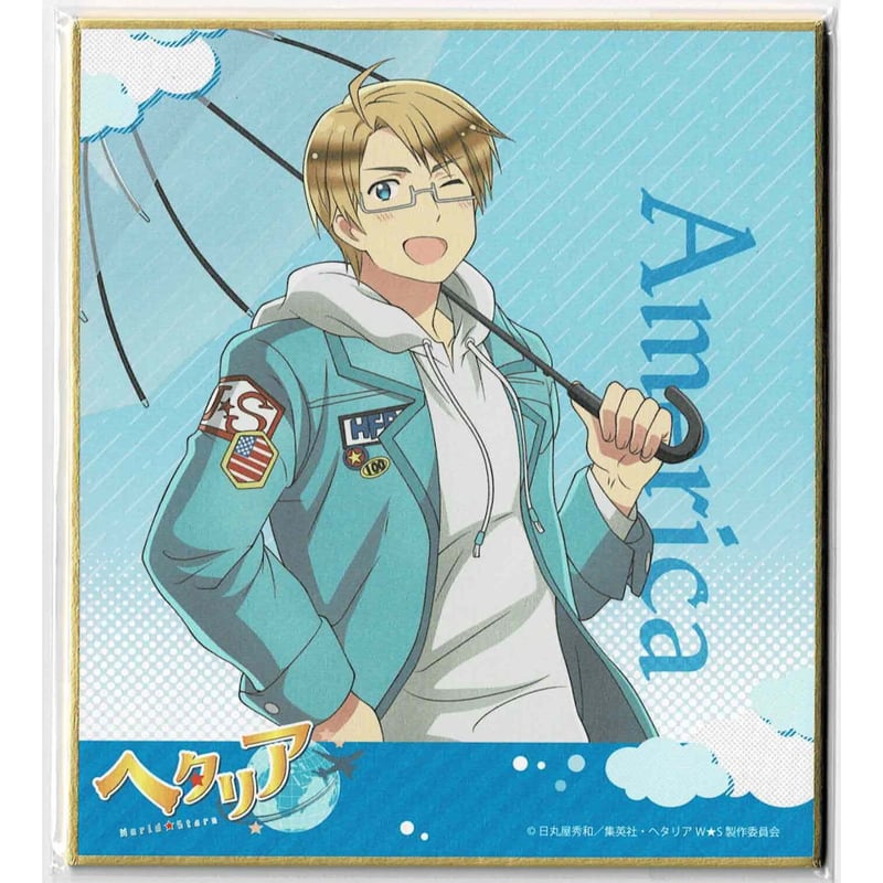 日丸屋秀和 『ヘタリア World Stars』 ×WEBくじ ミニ色紙 アメリカ | K-