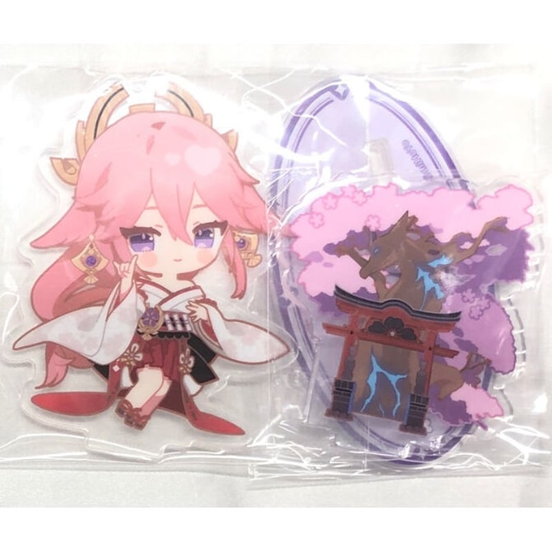 原神 八重神子 原神×SWEETS PARADISE -櫻舞万雷- スイパラ ちびキャラ
