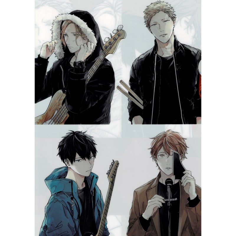 キヅナツキ 『ギヴン』 「ギヴンイラスト展」 クリアファイル【BL