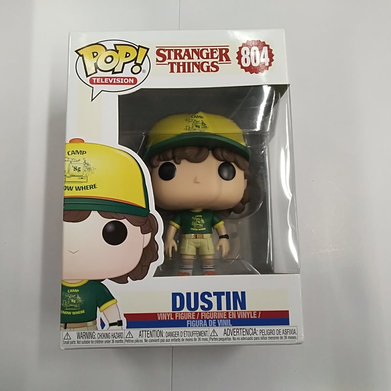 未開封外箱イタミ有【ストレンジャーシングス】ダスティンFUNKO POP