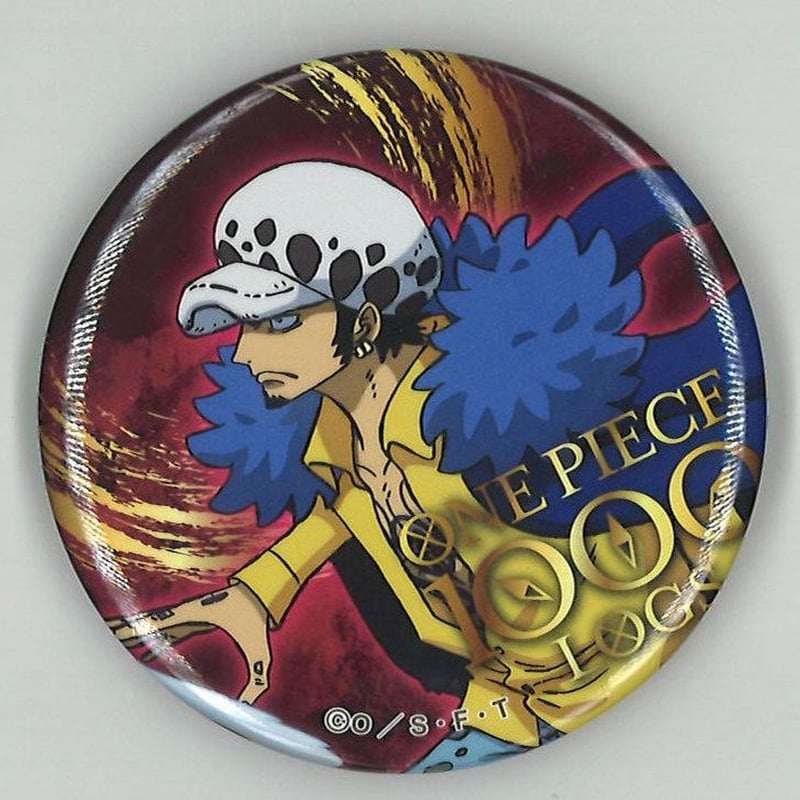 ワンピース アニメ放送1000話記念ビジュアル 缶バッジA トラファルガー