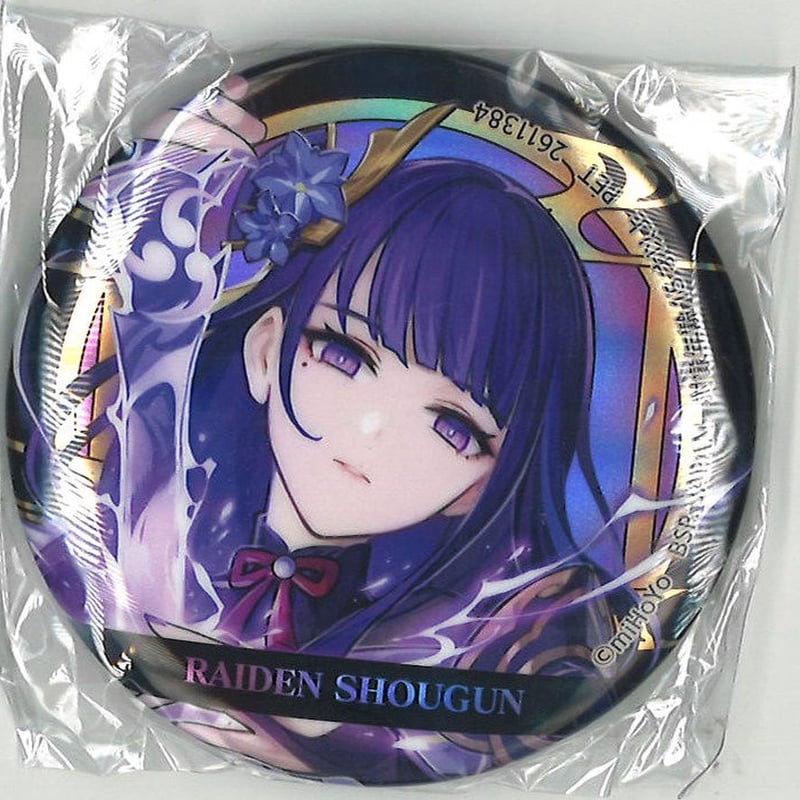 原神 雷電将軍 ホログラム缶バッジ 稲妻城 | K-BOOKS 秋葉原
