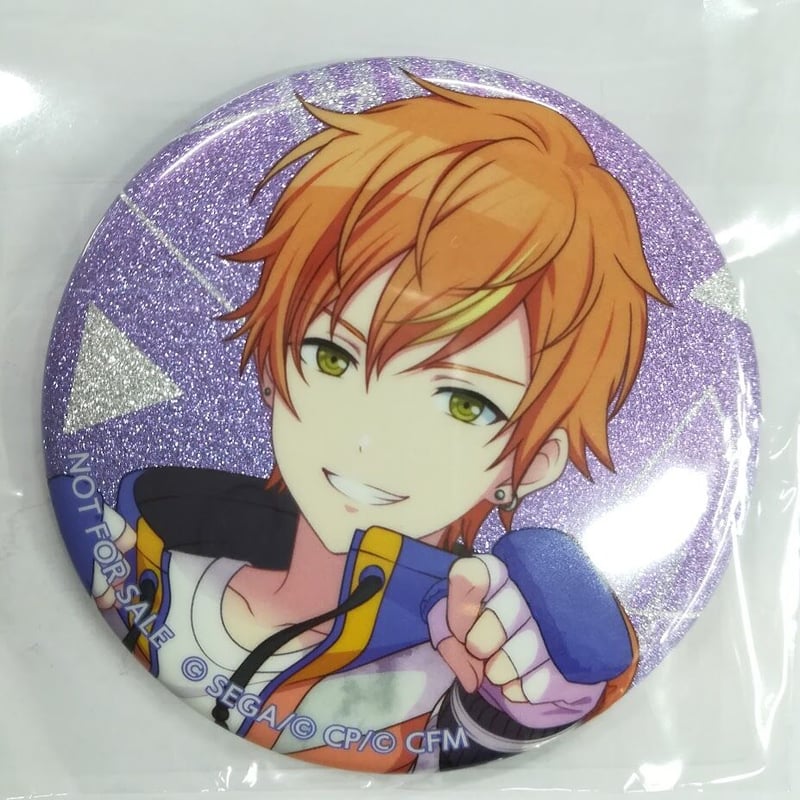 プロジェクトセカイ 東雲彰人 グリッター缶バッジ イベントイラスト