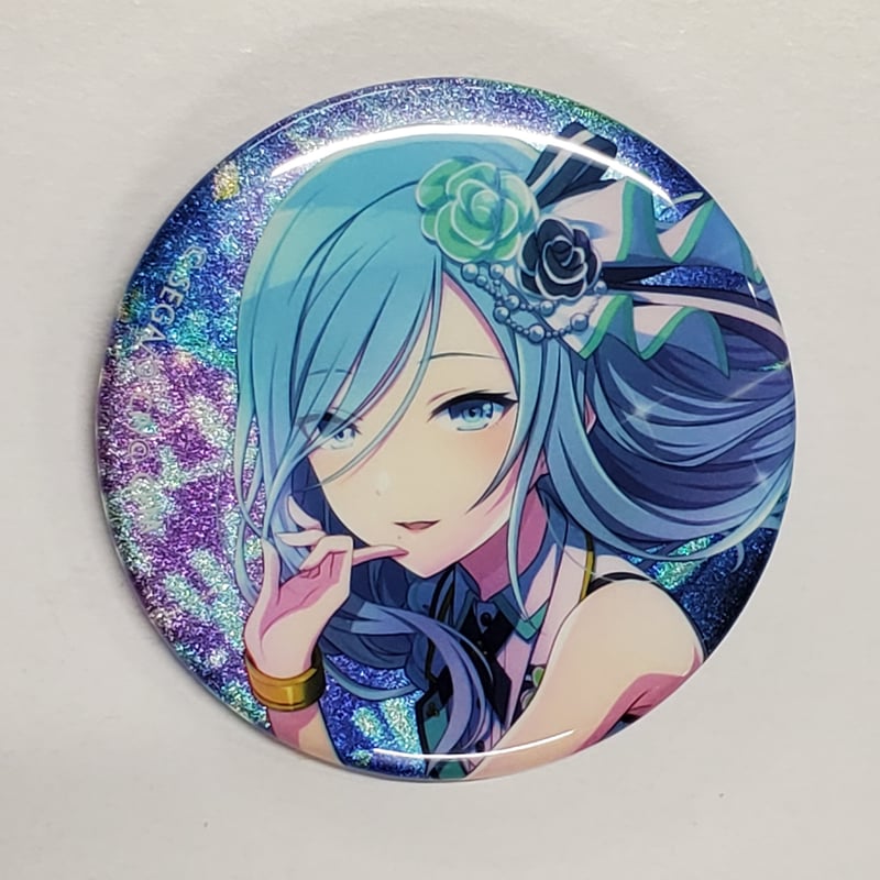 プロジェクトセカイ 日野森雫 グリッター缶バッジ | K-BOOKS 秋葉原