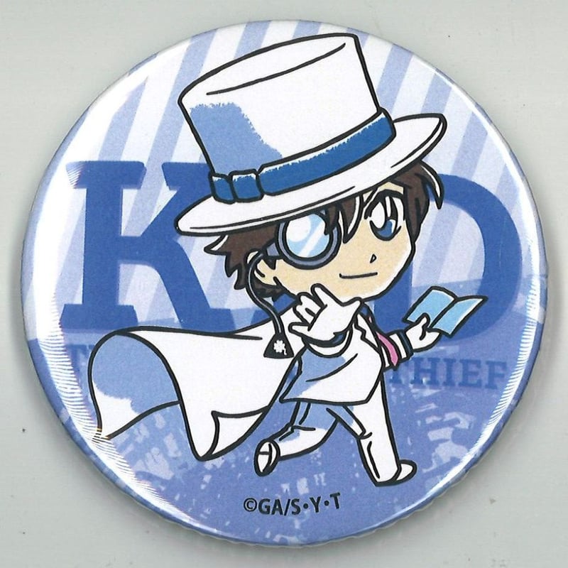 名探偵コナンランド 缶バッジ (ミニキャラver.) 怪盗キッド | K-BOOKS