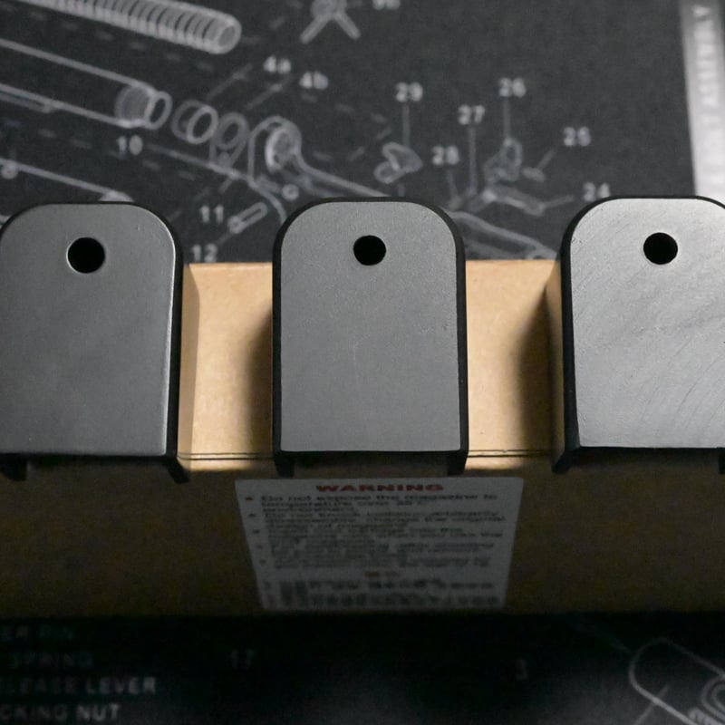 UMAREX GLOCK19対応 RELORD CO2マガジン用グリップアダプタ 3個セット