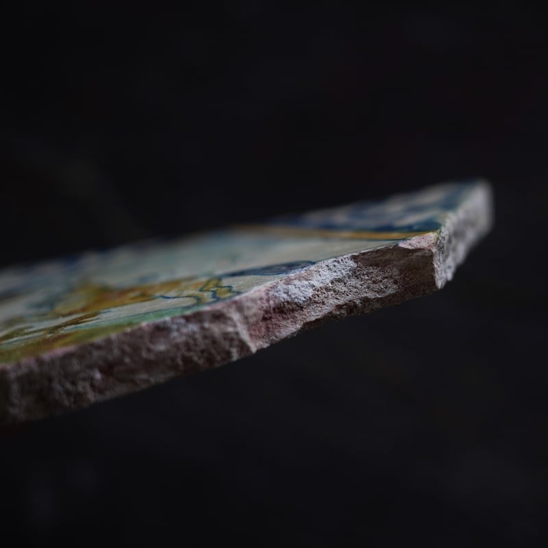 17世紀オランダ デルフト初期色絵タイル / the Netherlands 17th C.