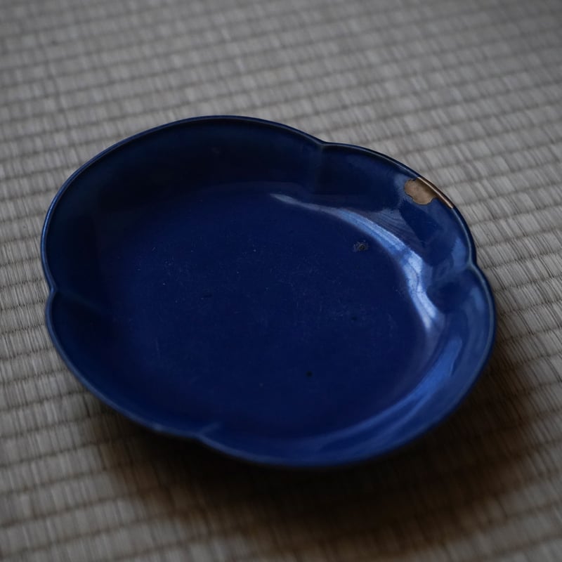古伊万里瑠璃釉皿 / 江戸時代後期 | tsuchika