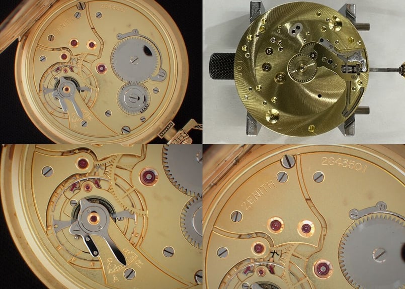 AX-59A ゼニス クロノメーター ZENITH Chronometre 薄型懐中時計