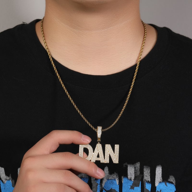 選べる アルファベット ネックレス 名前 ペンダント ネームネックレス