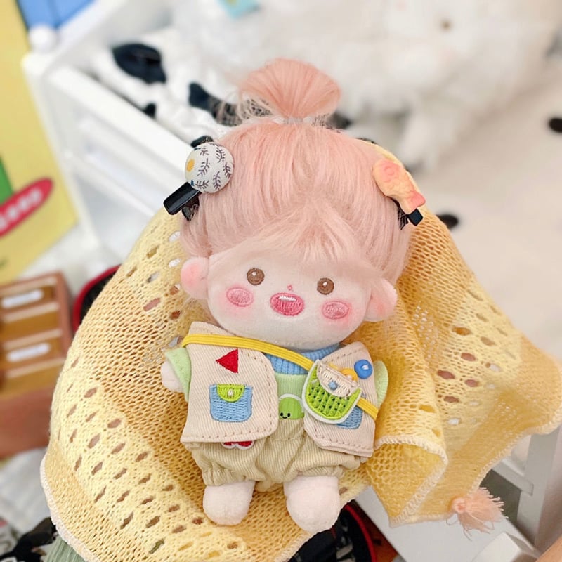 無属性 ぬいぐるみ 10cm 着せ替えぬいぐるみ 女の子 綿人形 ピンク