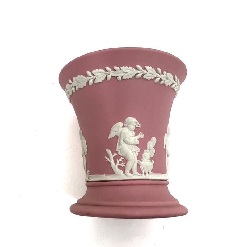 WEDGWOOD ウェッジウッド ジャスパー ライラックピンク フラワーベース