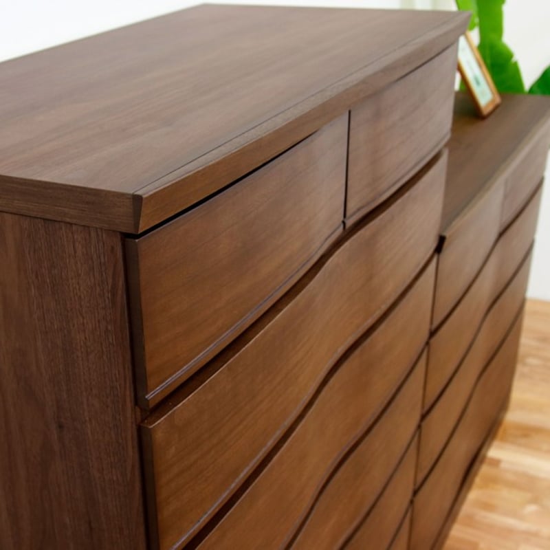 桐詞「きりことば」色:ウォールナット 整理タンス【選べる6サイズ