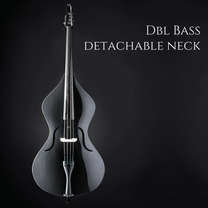 コントラバス【5弦・ネック取り外し可能】mezzo-forte カーボン