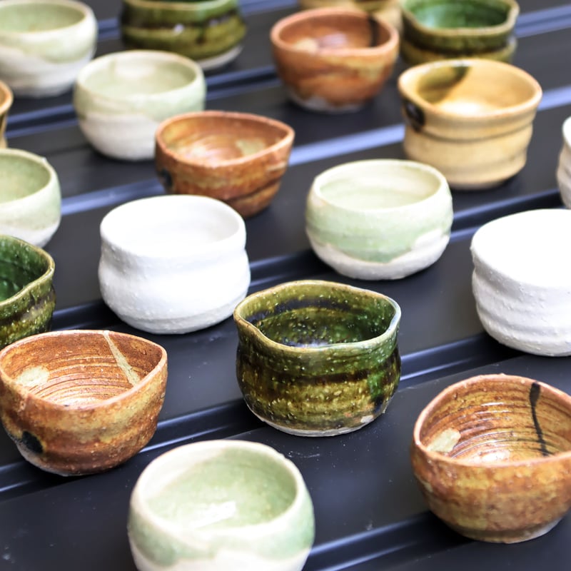 手造り五窯 ぐい呑珍味揃（木箱）［ギフトセット］ | AWASAKA