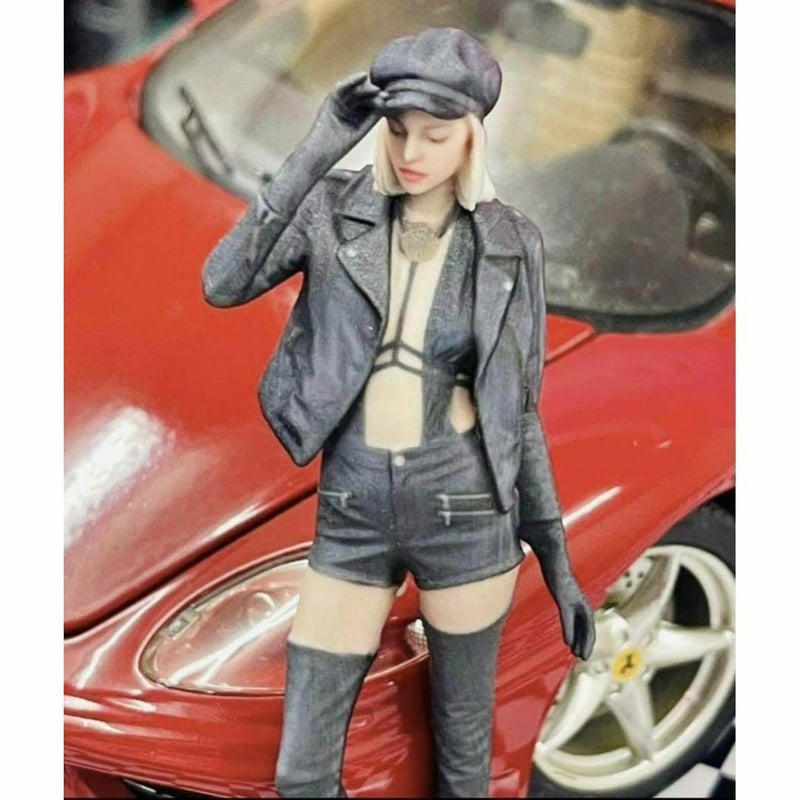 1/18☆r1☆フィギュア☆ミニカーに☆リアルフィギュア 完成品