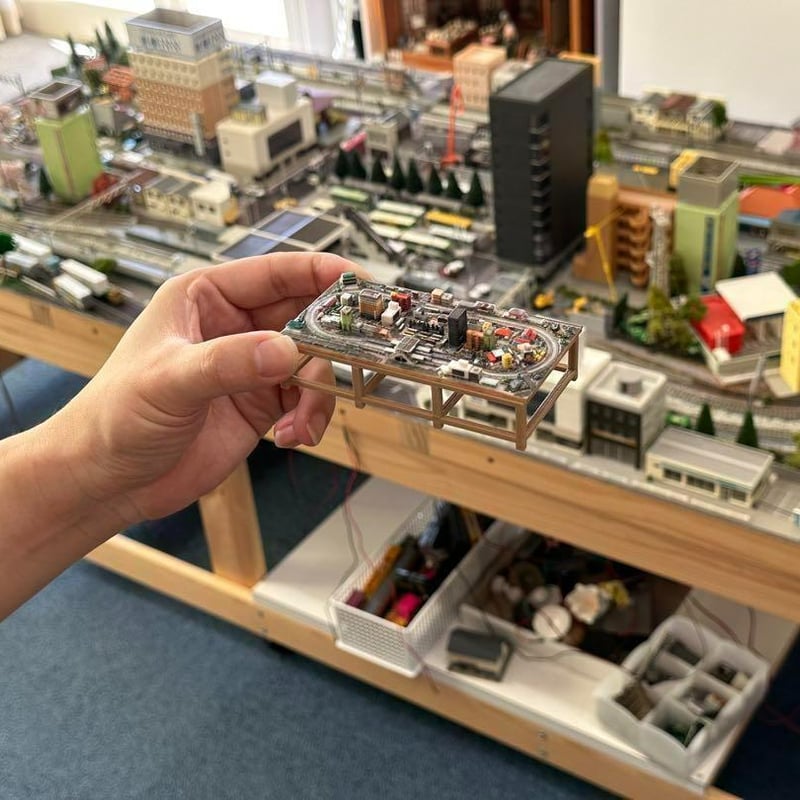 ミニチュア☆鉄道模型☆ゲージより小☆フィギュアに☆ミニジオラマ