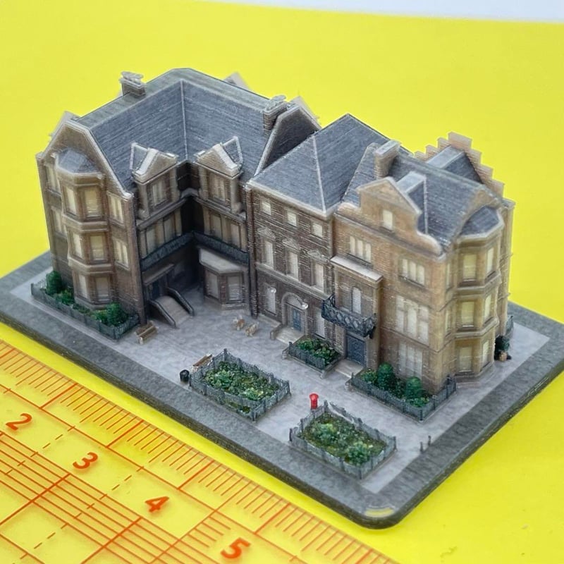 1/700 豪邸 お城 建物 フィギュア KT-001 住宅模型 1/64より小
