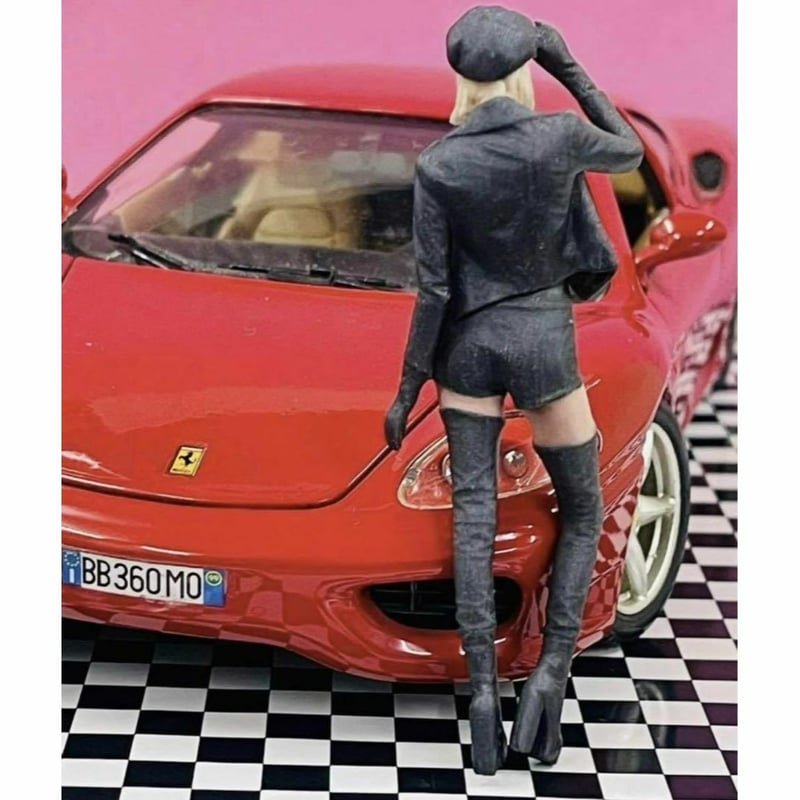 1/18☆r1☆フィギュア☆ミニカーに☆リアルフィギュア 完成品