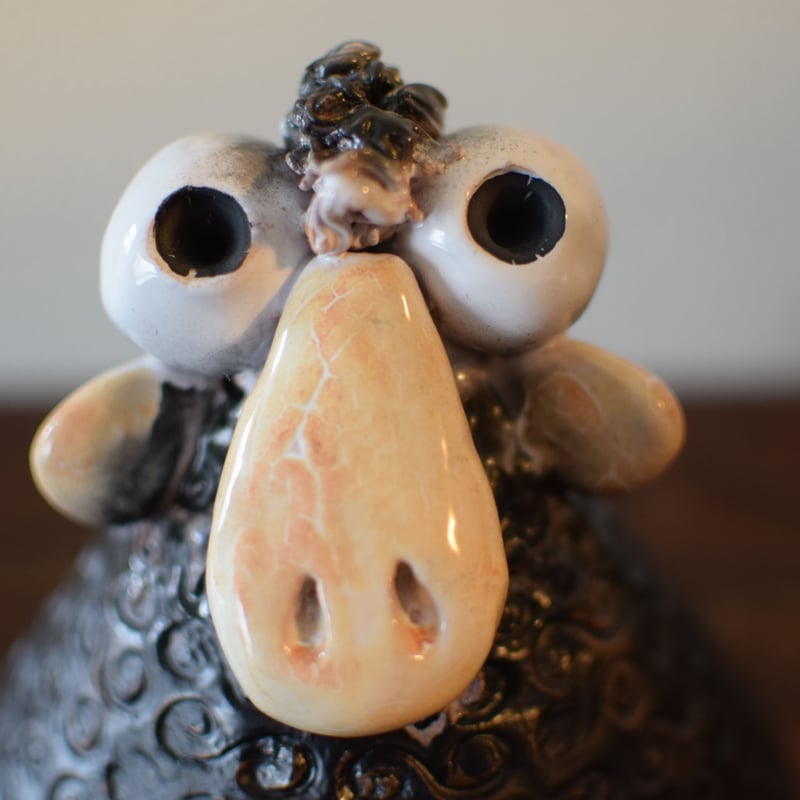 Pecora Nera｜黒ひつじ｜陶器の置物｜オブジェ | SARDEGNA craft STORE