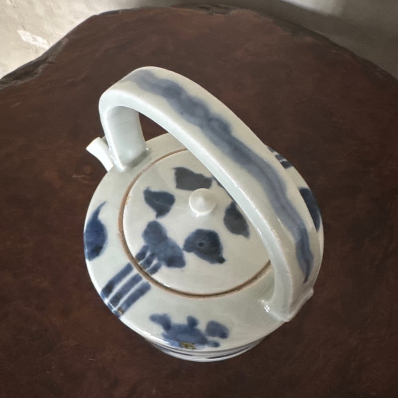 古伊万里 染付蓮子文 水注/銚子/酒器 | Kaikaroman ONLINE STORE