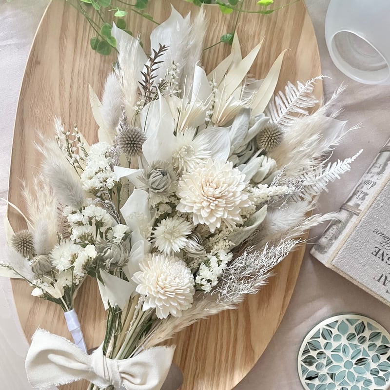 カラー・ブーケサイズが選べる！】ブーケ&ブートニアセット | N´s Flower