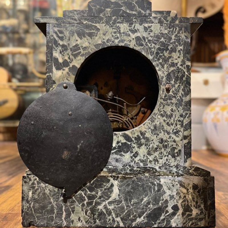 アンティーク・古い精工舎（SEIKO/セイコー）大理石台のゼンマイ式