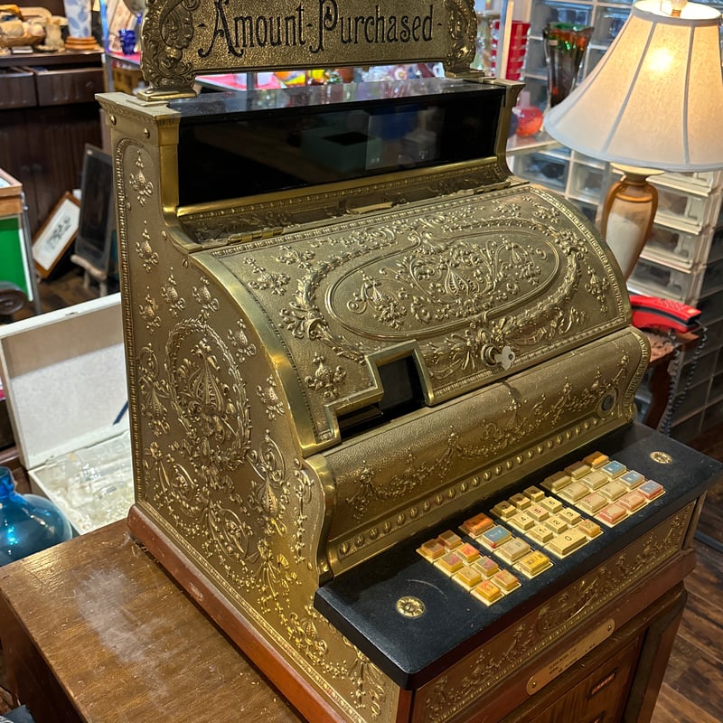 NATIONAL AMOUNT PURCHASED アンティークレジスター 2114-1708