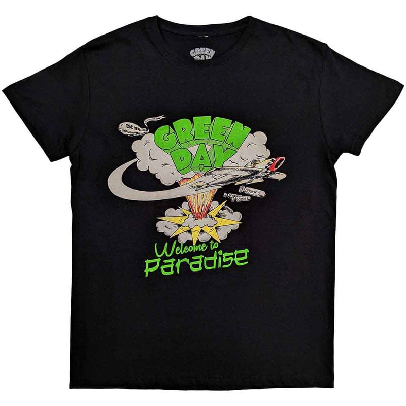 公式新品】 GREEN DAY - WELCOME TO PARADISE BLACK グリ