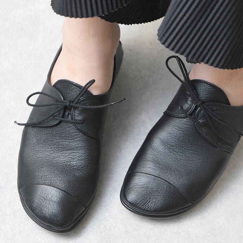 履いたそばからなじむ靴 ブラック | 外反母趾でも痛くない≪革の