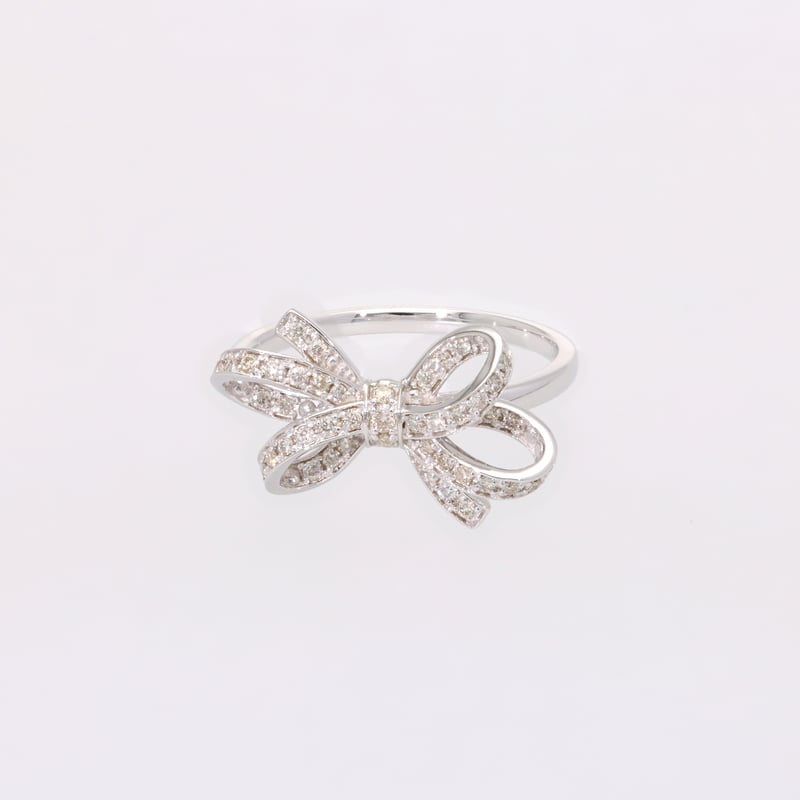 ダイヤモンド リボンリング WR0613 | WATANABEYA