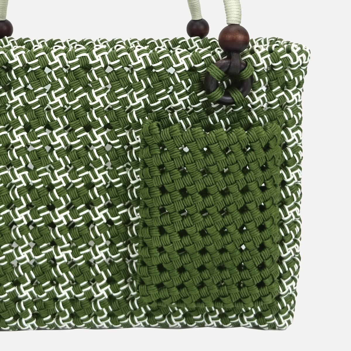 クラフトバンド レシピ】トリプルラインポケット付きバッグ | M's Factory