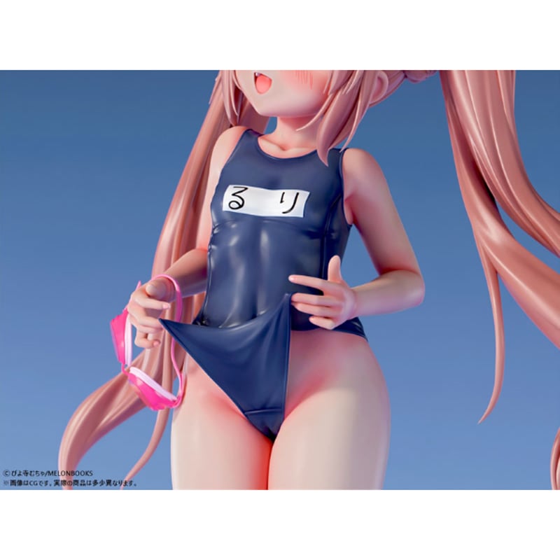 ぴよ寺むちゃ「るりちゃん」すくみずきゅっver. 1/5スケール塗装済み