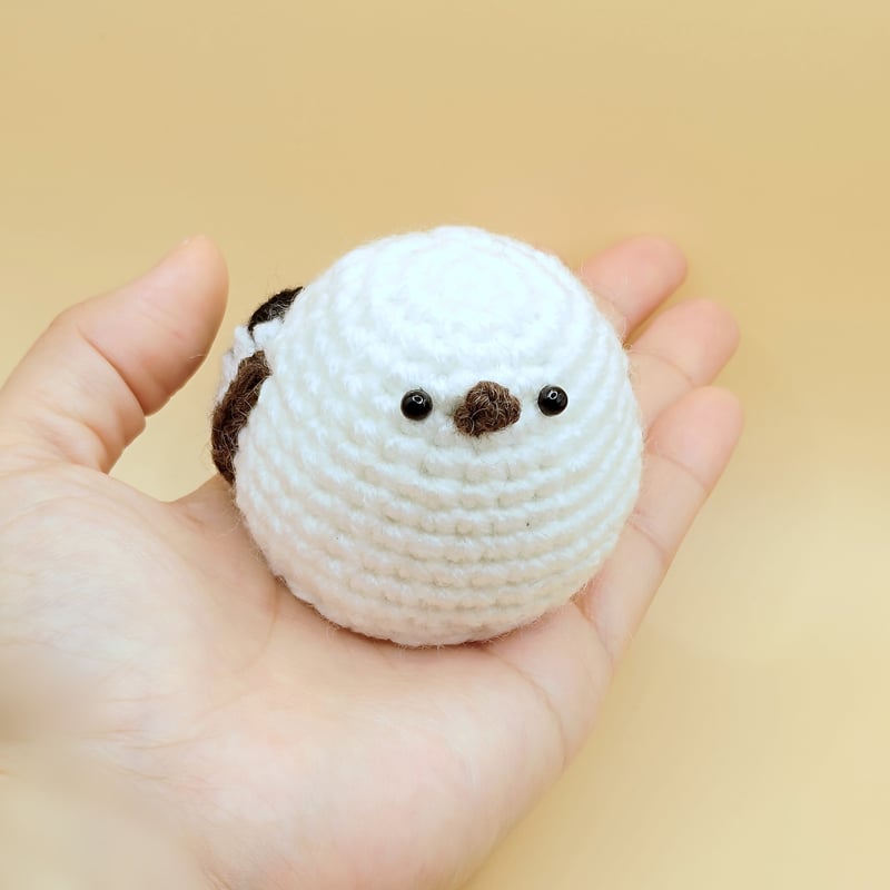 シマエナガのあみぐるみ | ことり番地