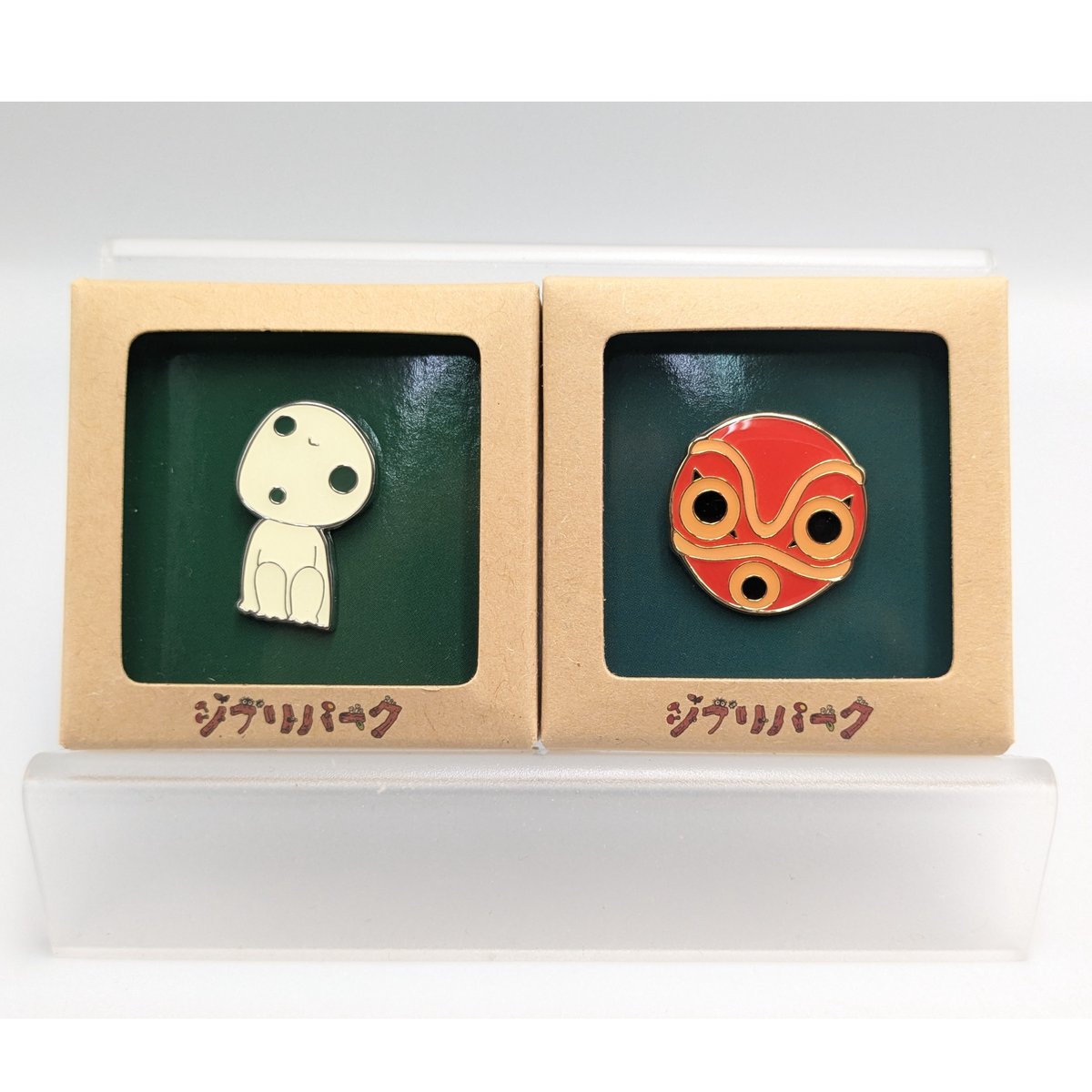 ジブリパーク限定 ピンバッジ 2種セット もののけ姫 サン土面 コダマ