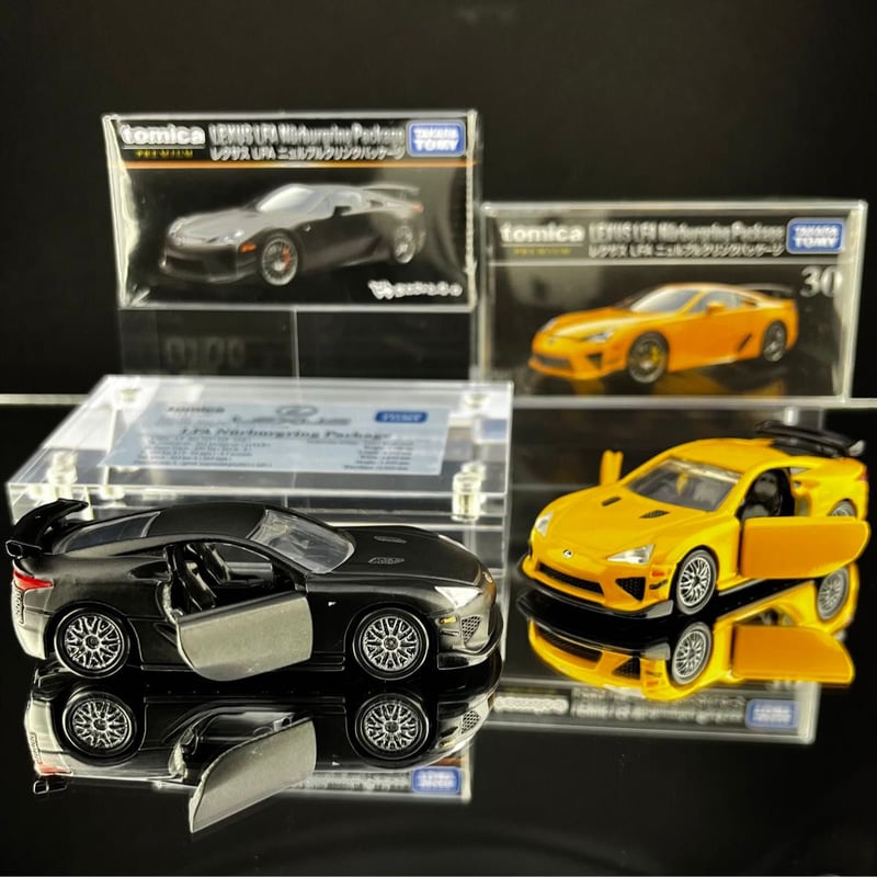 展示用車両解説プレート トミカプレミアム レクサス LFA ニュルブルク