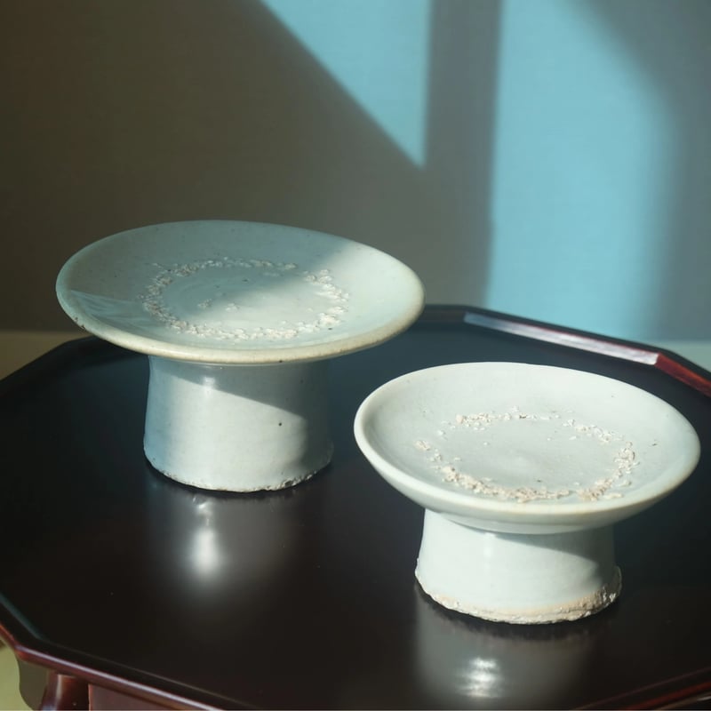 李朝 白磁高台皿（小） 李氏朝鮮時代 | gallery & boutique 雪月花