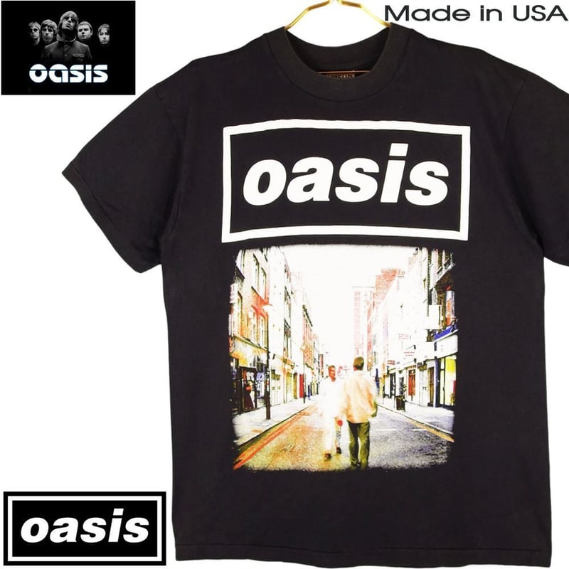 oasis オアシス Tシャツ ブラック Lサイズ ロックバンド ロックT