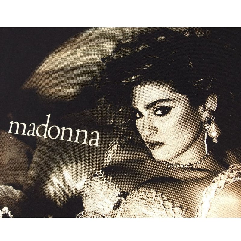 MADONNA マドンナ Tシャツ GILDAN製 ブラック Lサイズ バンドT the vi