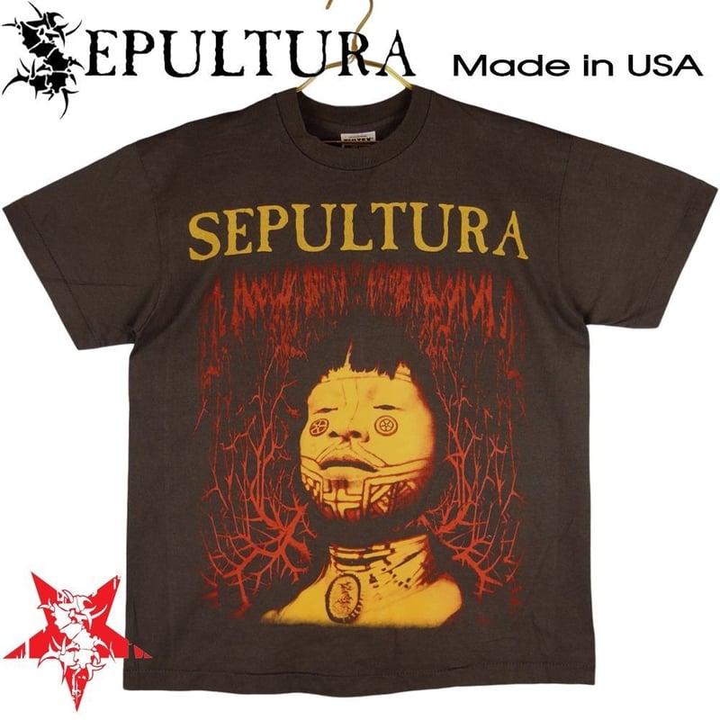 SEPULTURA セパルトゥラ Tシャツ チャコール Lサイズ ヘヴィメタ USA製