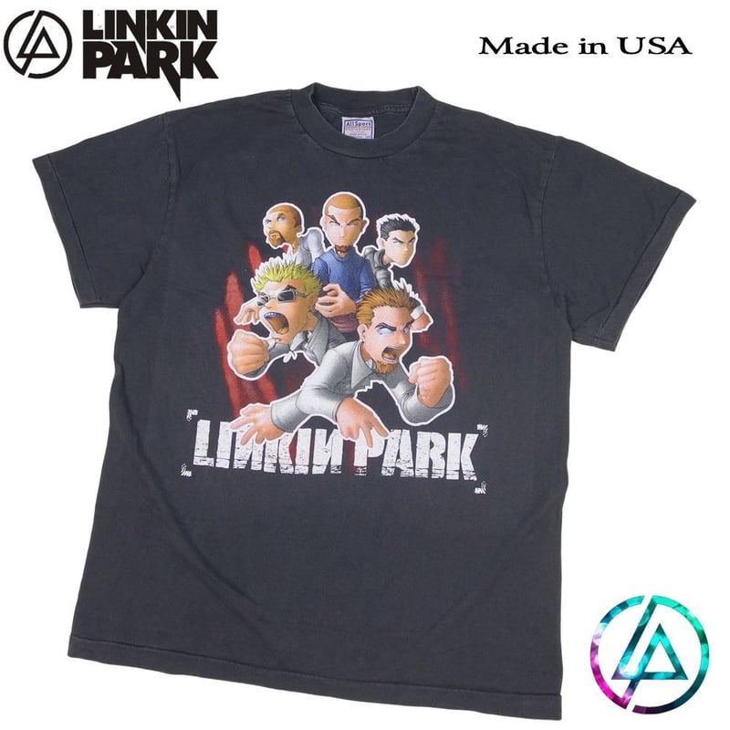 LINKIN PARK リンキンパーク Tシャツ USA製 ブラック Lサイズ バンドT