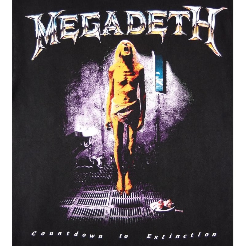 MEGADETH メガデス Tシャツ megadeth ブラック Lサイズ USA製 ヘヴィメ