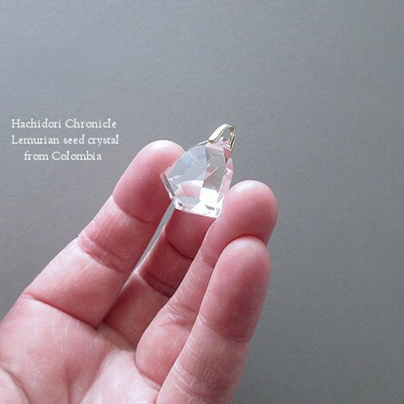 コロンビア産 レムリアンシードクリスタル / 6角カット ペンダント