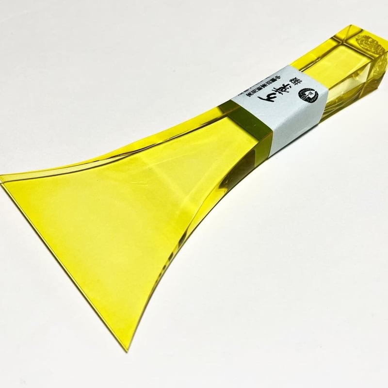 津軽三味線】透明アクリル撥（全染着色） | 仁木三味線