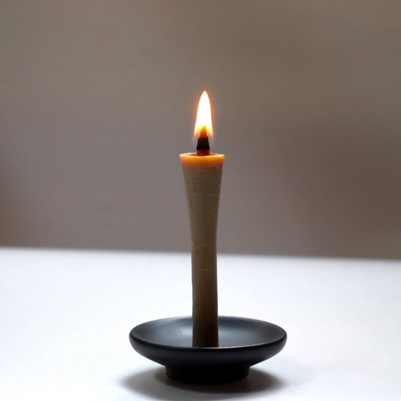 うるしろうそくミニ燭台セット 米袋入 ※2025年販売分終了 | 高澤