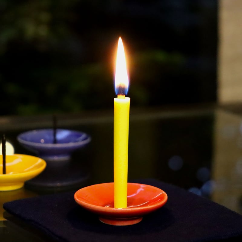 九谷焼ろうそく立て | 高澤ろうそく 公式オンラインショップ