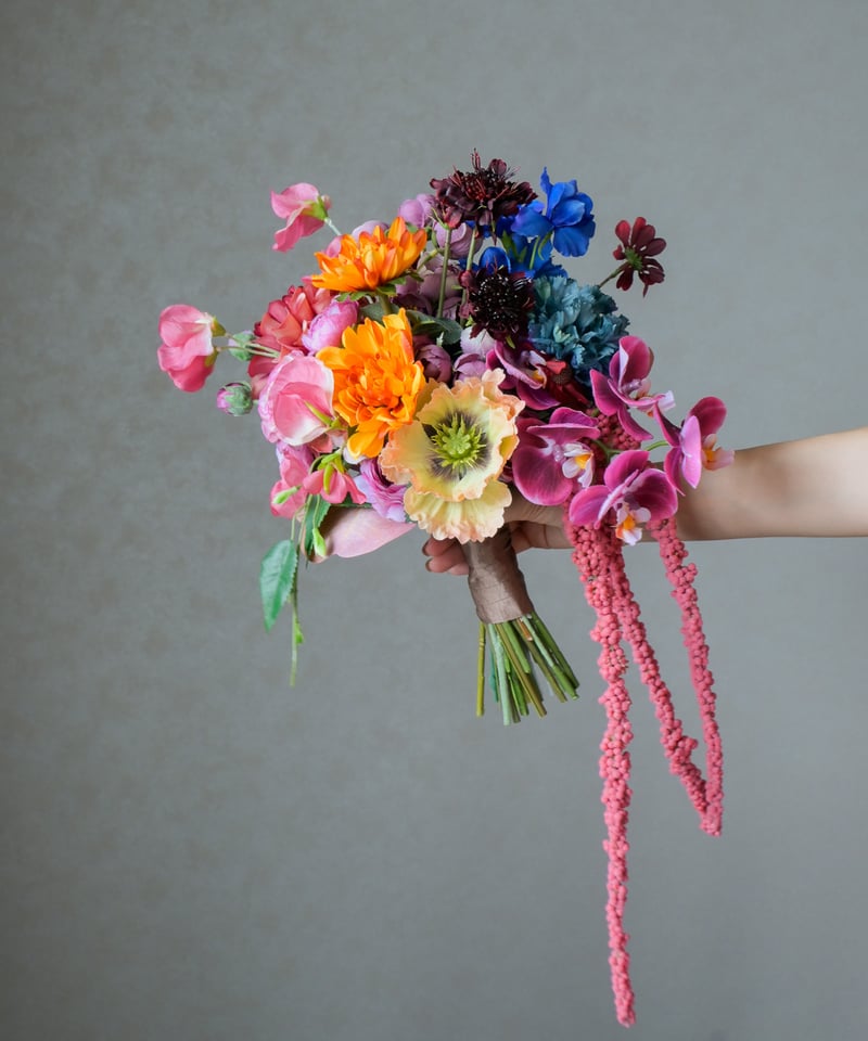 モディカラフルブーケ | 造花ブーケ ウェディングブーケ 持ち込み