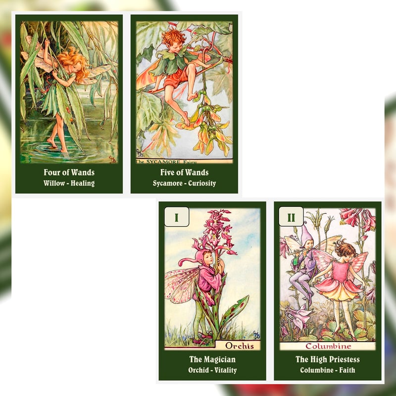 予約商品】Flower Fairies Tarot Deck【タロットカード】 | muse