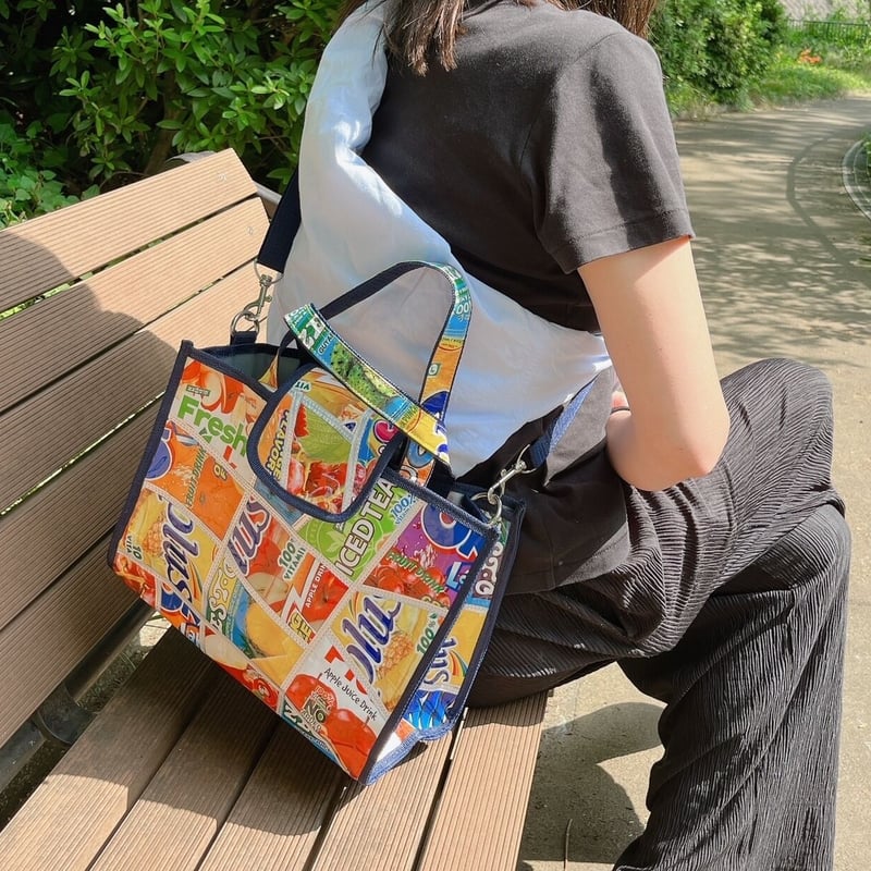 パッチワークトート「クレイジー2ウェイ」 | Coco&K.