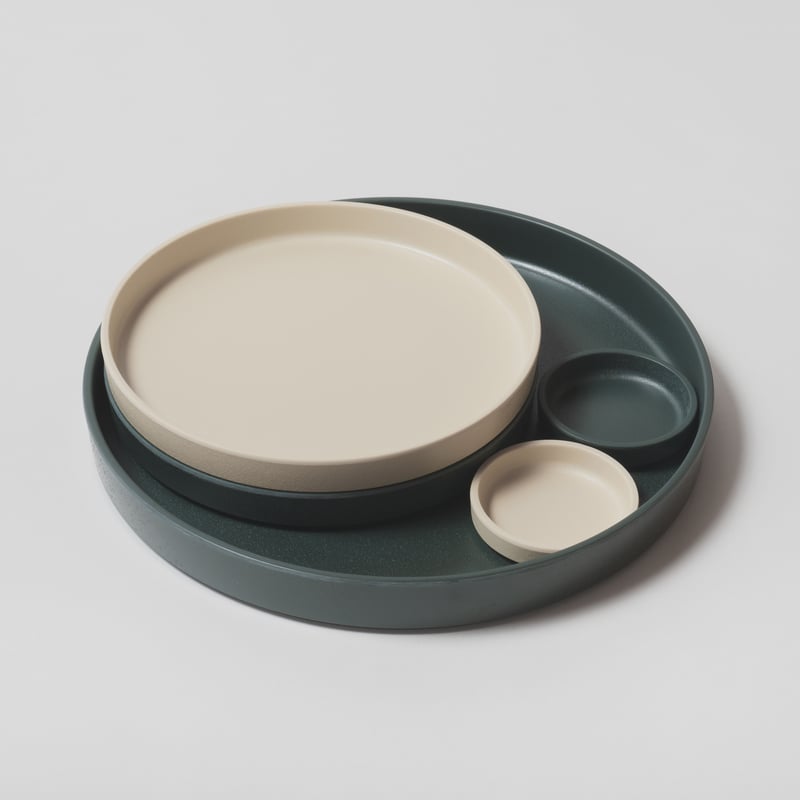 ラウンドプレート190 ベージュ | canowa official STORE